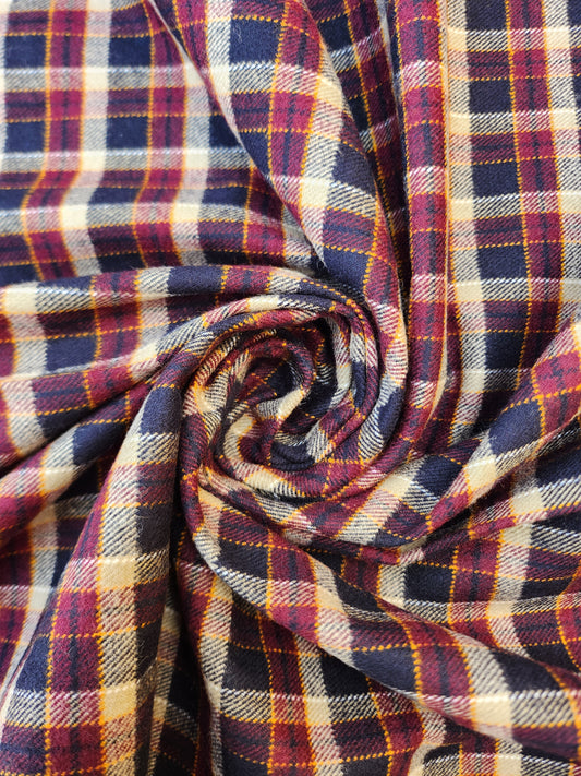 Pure Wool Winter Checks Multi Color