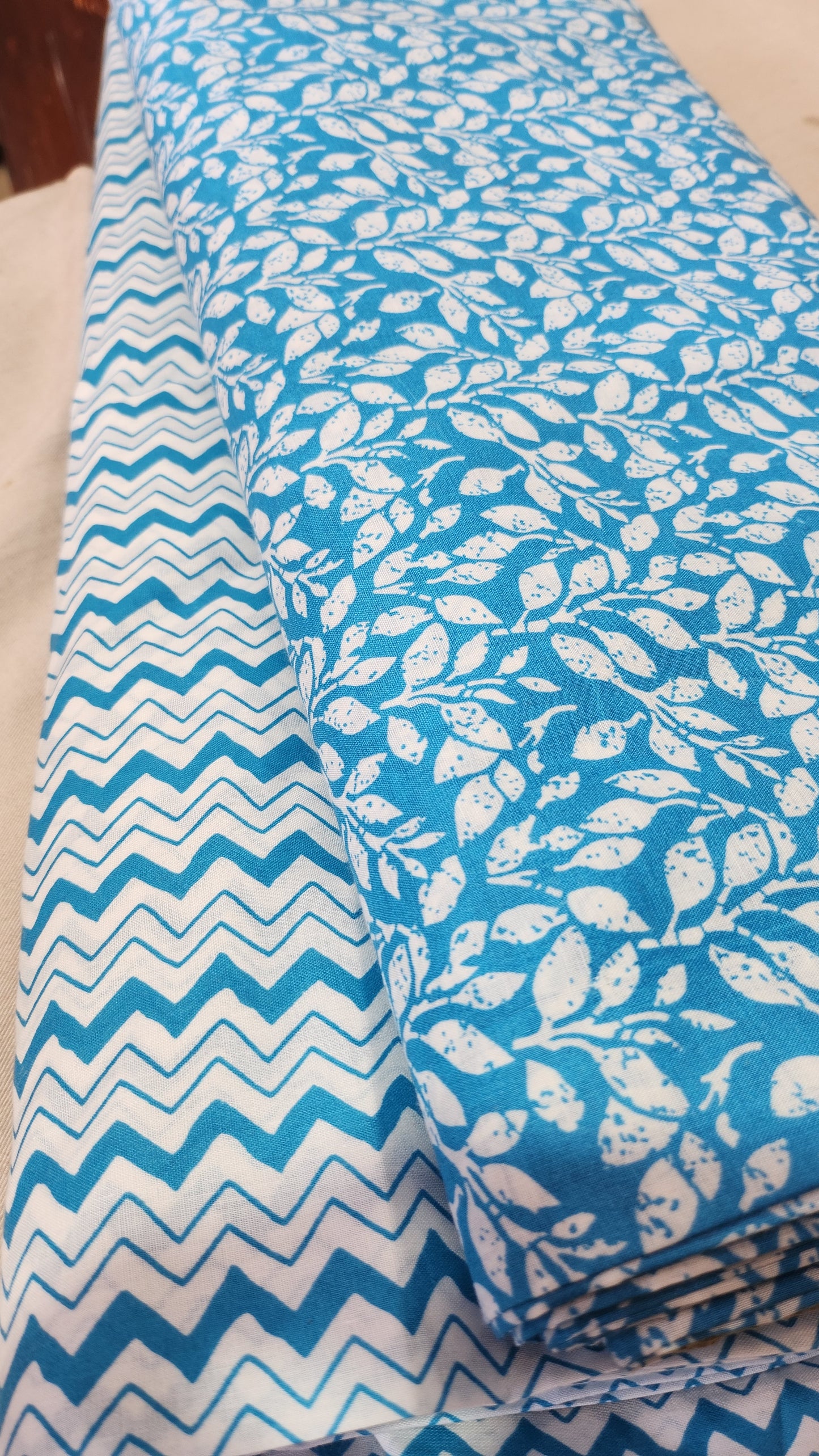 Distal Color with White Leaves Print