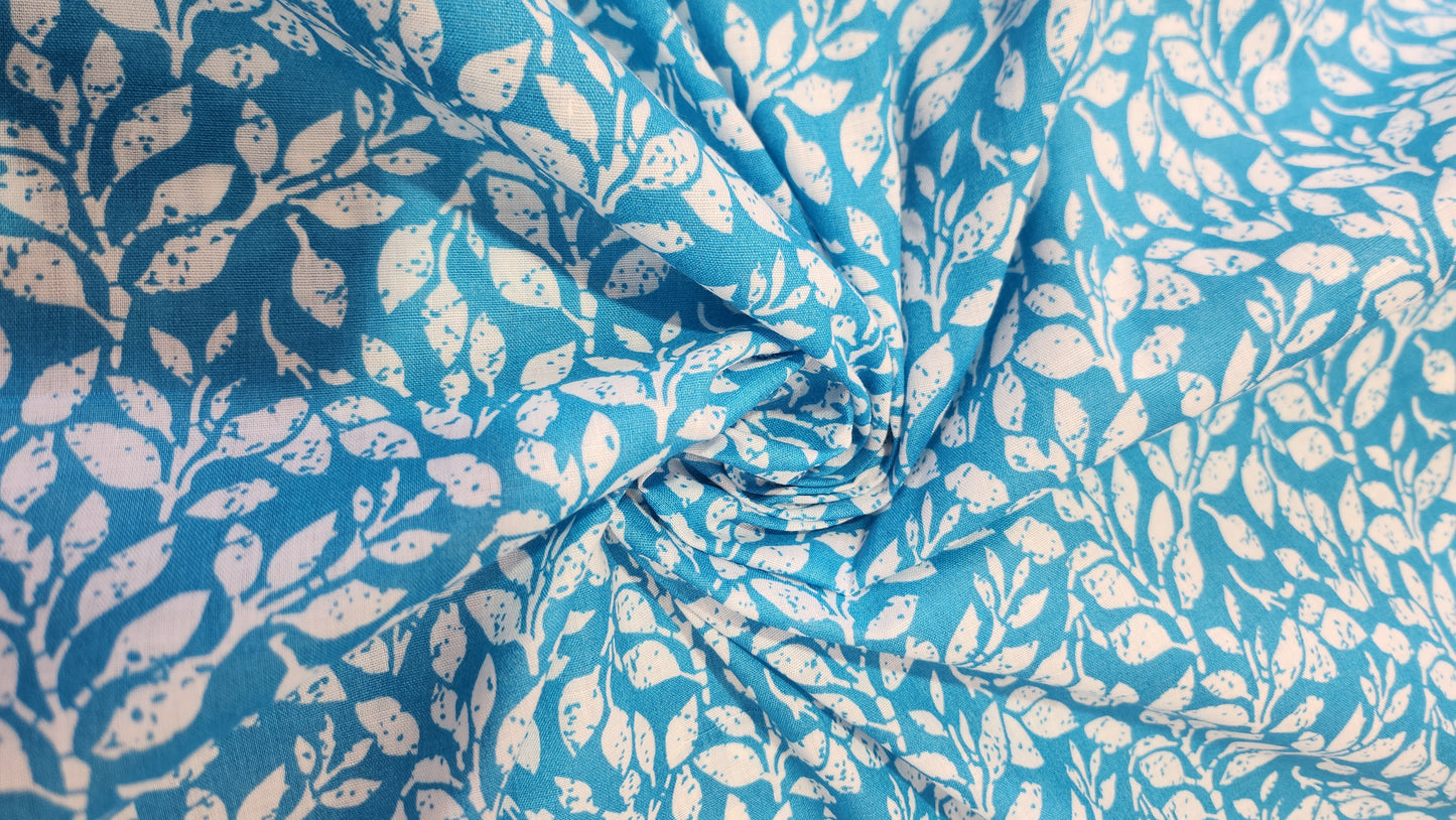 Distal Color with White Leaves Print