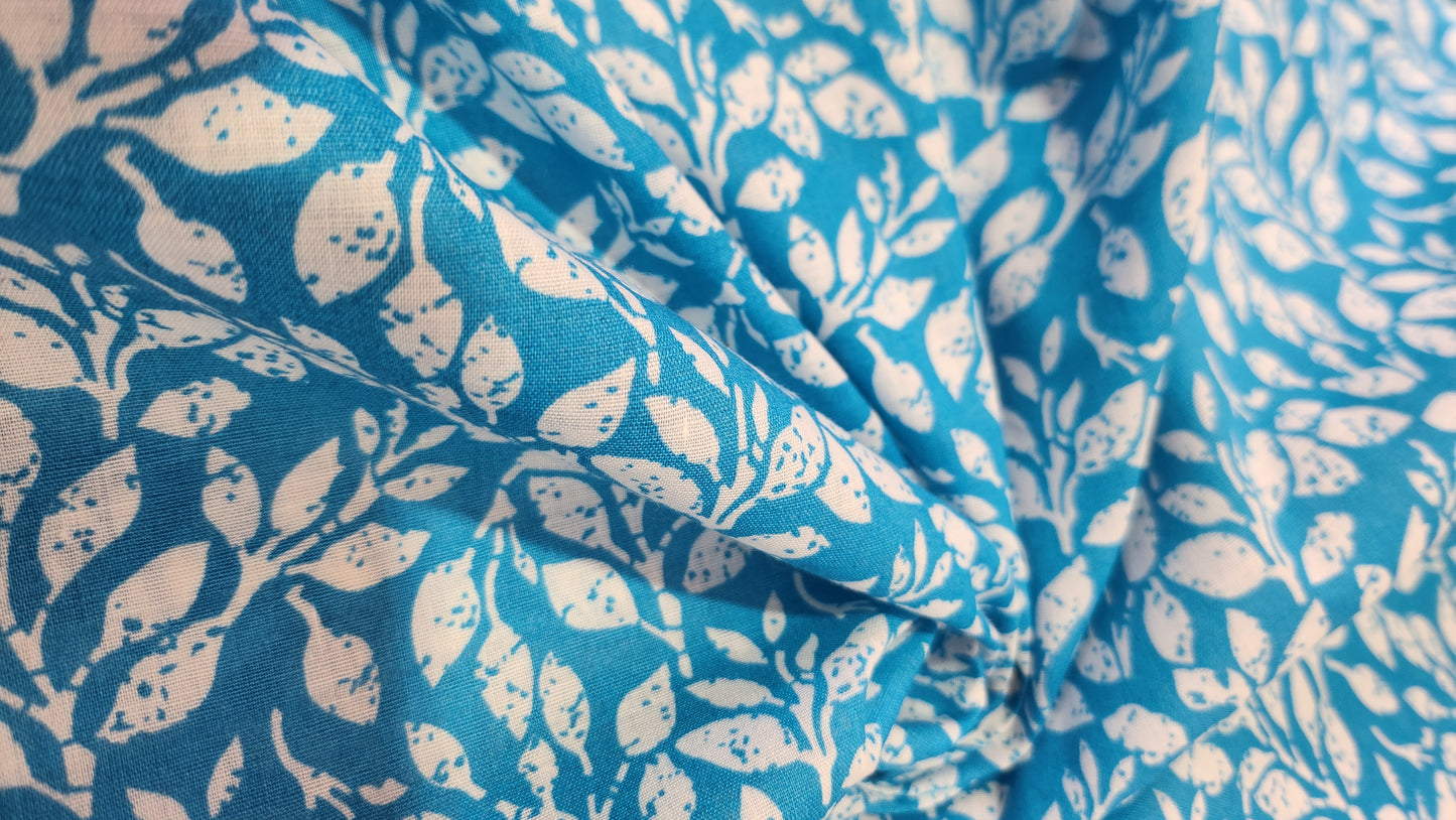 Distal Color with White Leaves Print