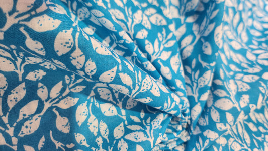 Distal Color with White Leaves Print