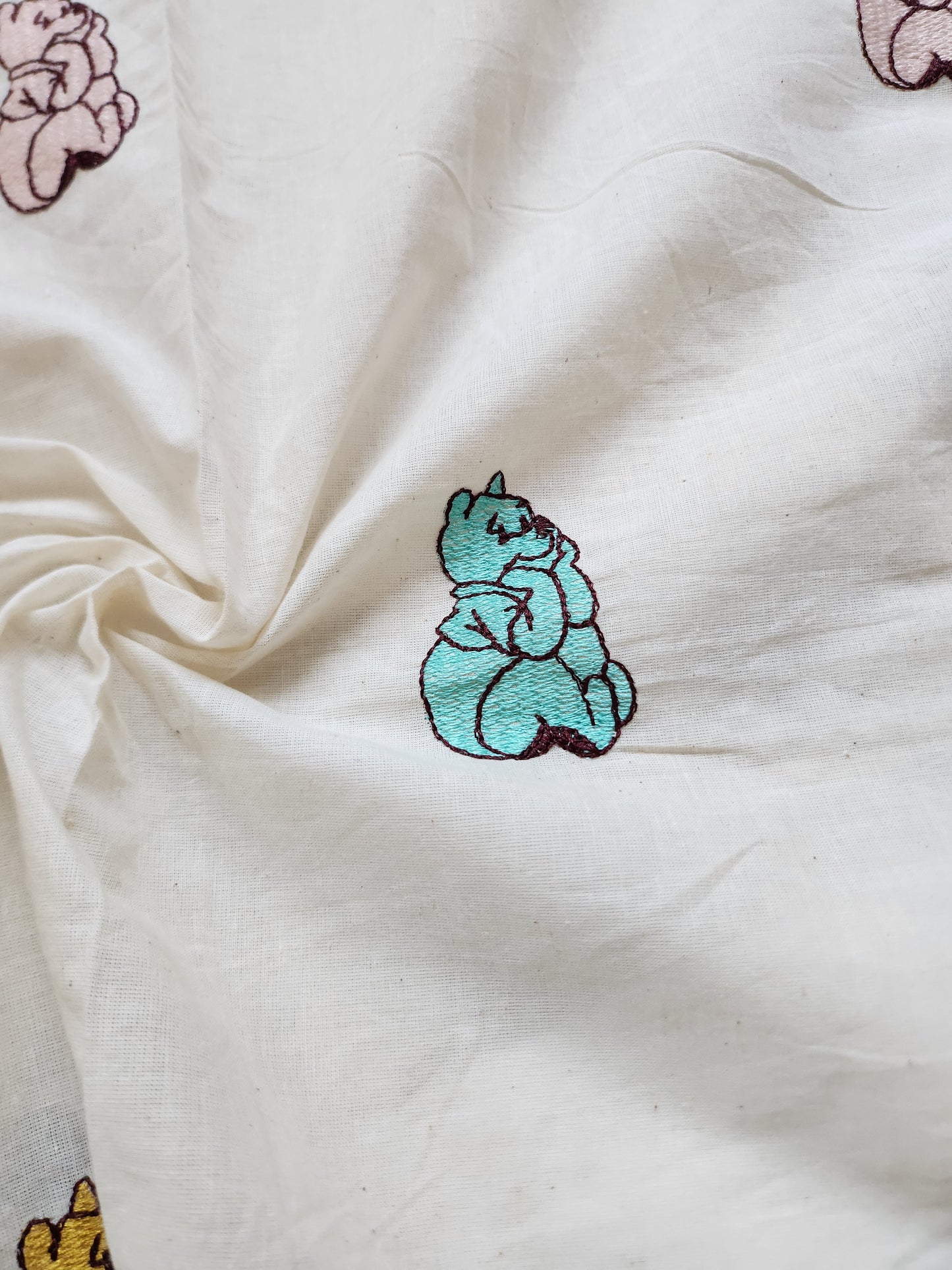 Kora Cotton Embroidery Panda