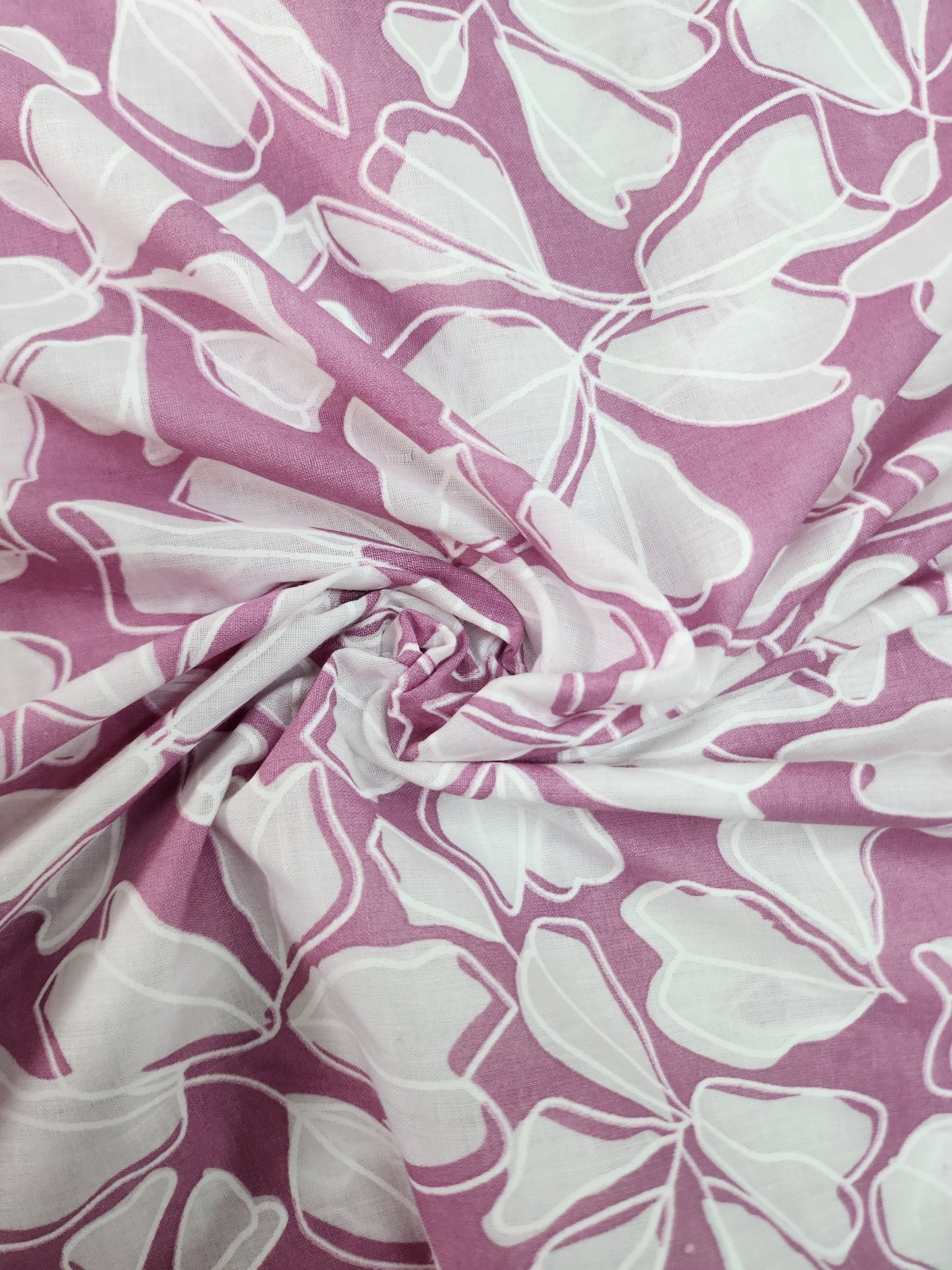 Rose Pink Floral Cotton