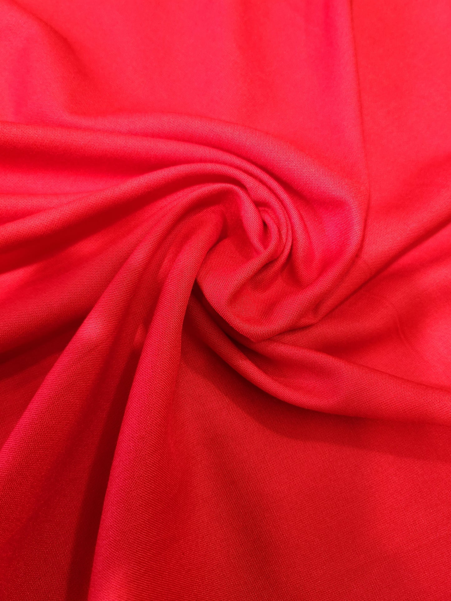 Plain Rayon Cotton with Red Color