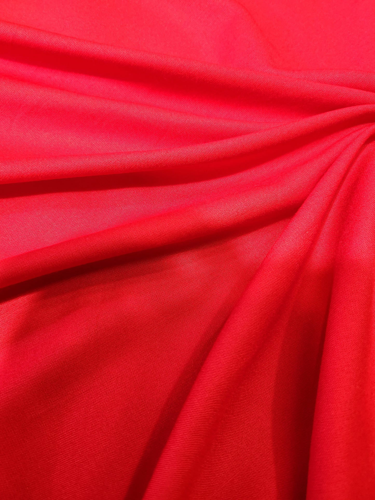 Plain Rayon Cotton with Red Color