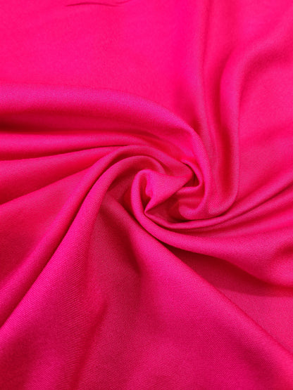 Plain Rayon Cotton with Ruby Color