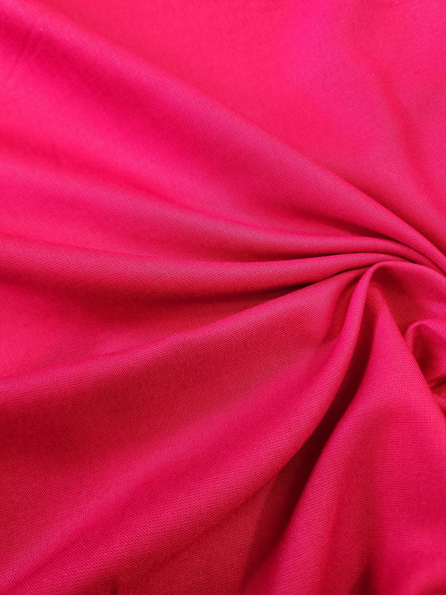 Plain Rayon Cotton with Ruby Color