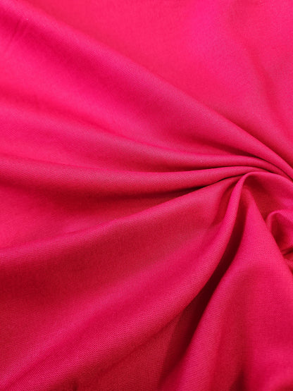 Plain Rayon Cotton with Ruby Color