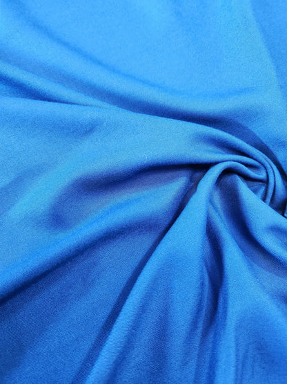 Plain Rayon Cotton with Azure Color