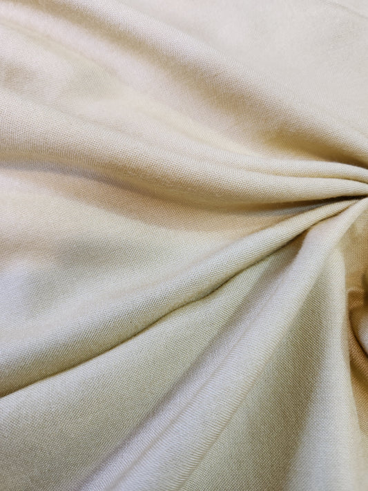 Plain Rayon Cotton with Cream Color