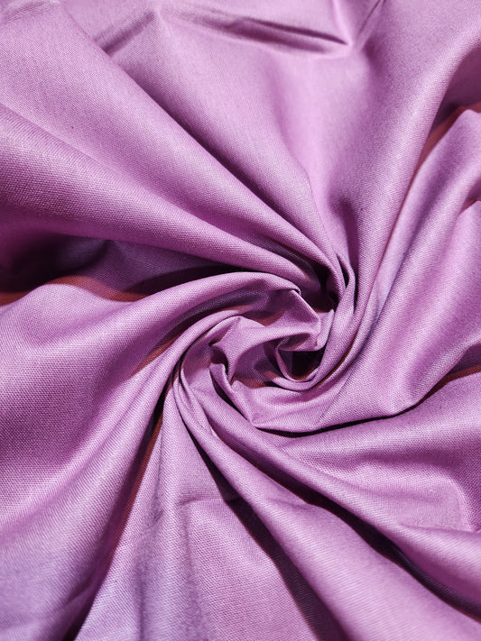 Pure Plain Cotton Violet Color