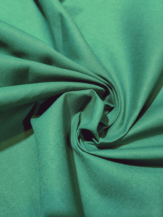 Pure Plain Cotton Emerald Color