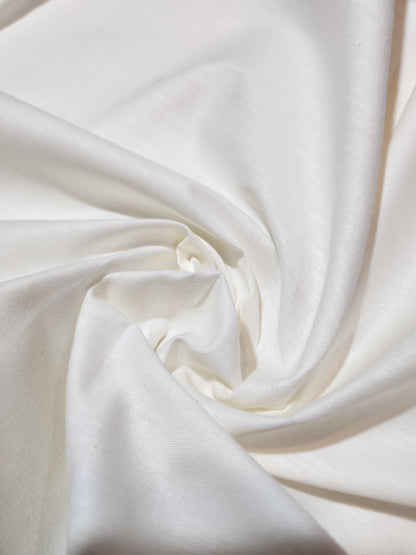 Pure Plain Cotton White Color