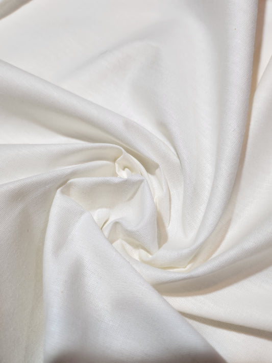 Pure Plain Cotton White Color