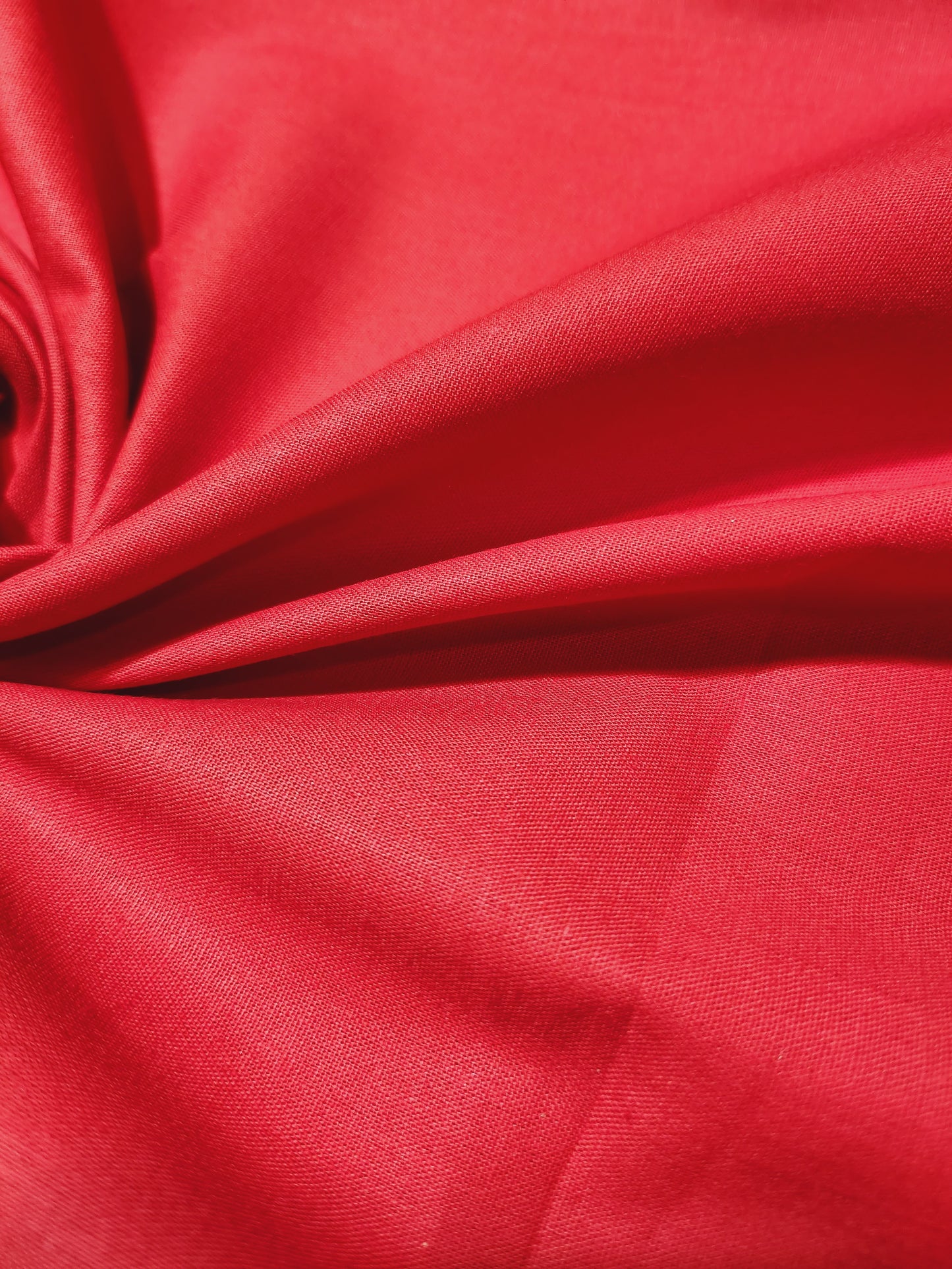 Pure Plain Cotton Red Color