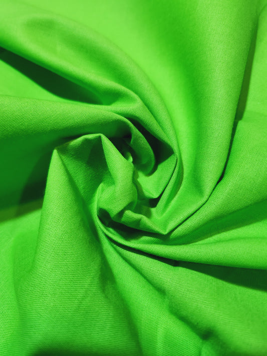 Pure Plain Cotton Applegreen Color