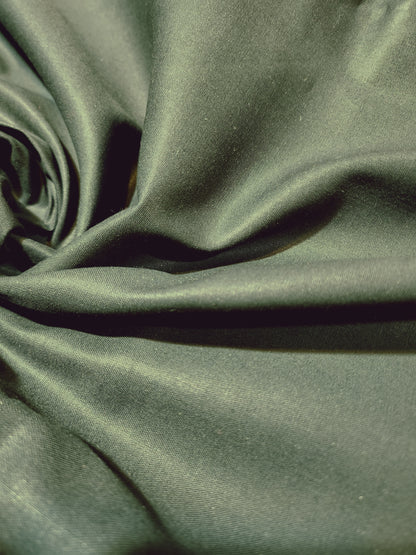 Pure Plain Cotton Dark Green Color