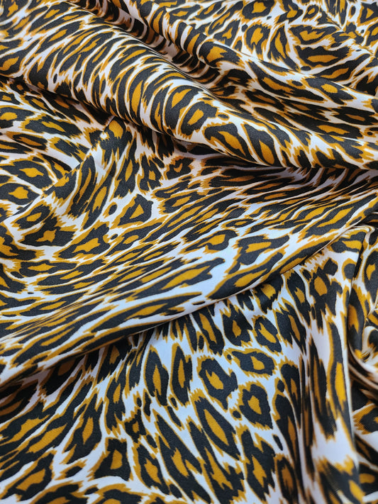 Pure Rayon Cotton with Katha work animal print