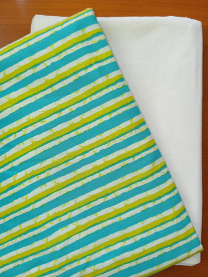 Multi color stripe design with Pure cambric cotton