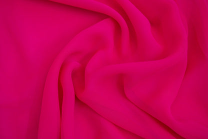 Ruby Color Georgette Plain