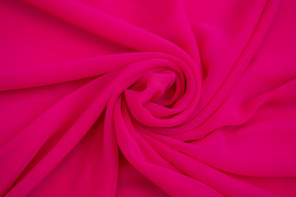 Ruby Color Georgette Plain