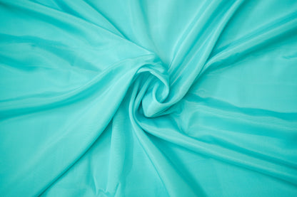 Turquoise Color French Crepe